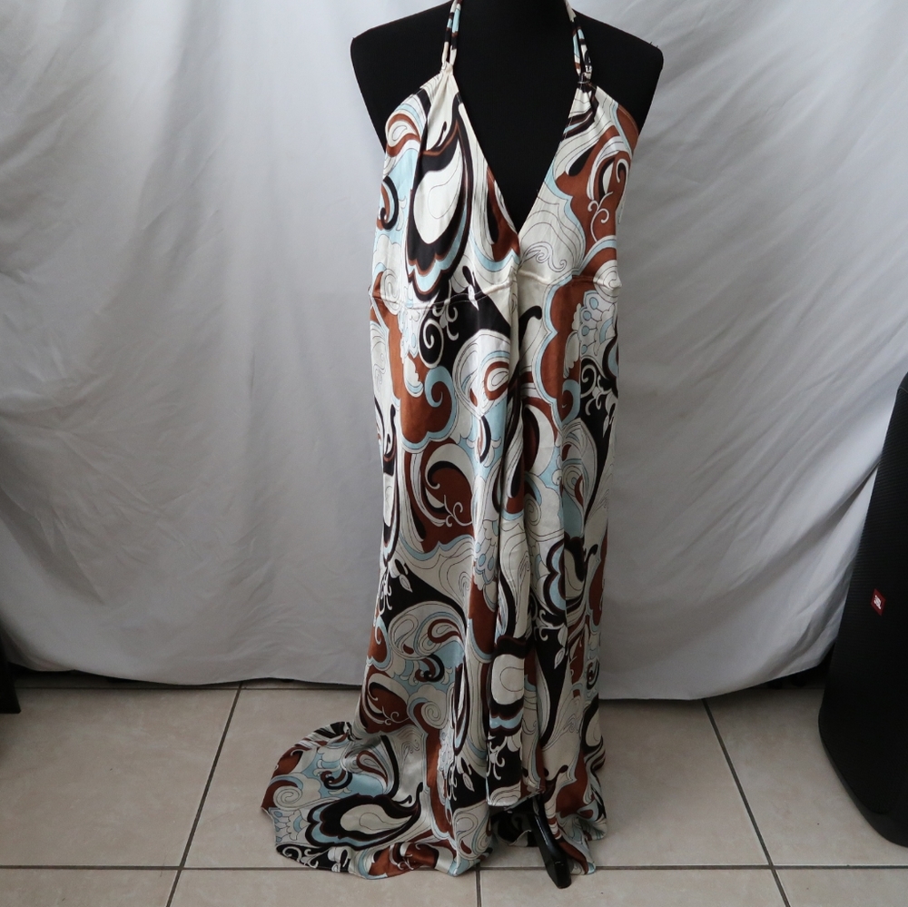 Summer Dress Paisley Swirl Print